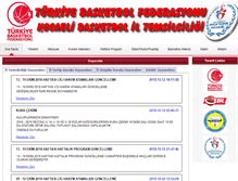 Tablet Screenshot of kocaelibasketboliltem.com